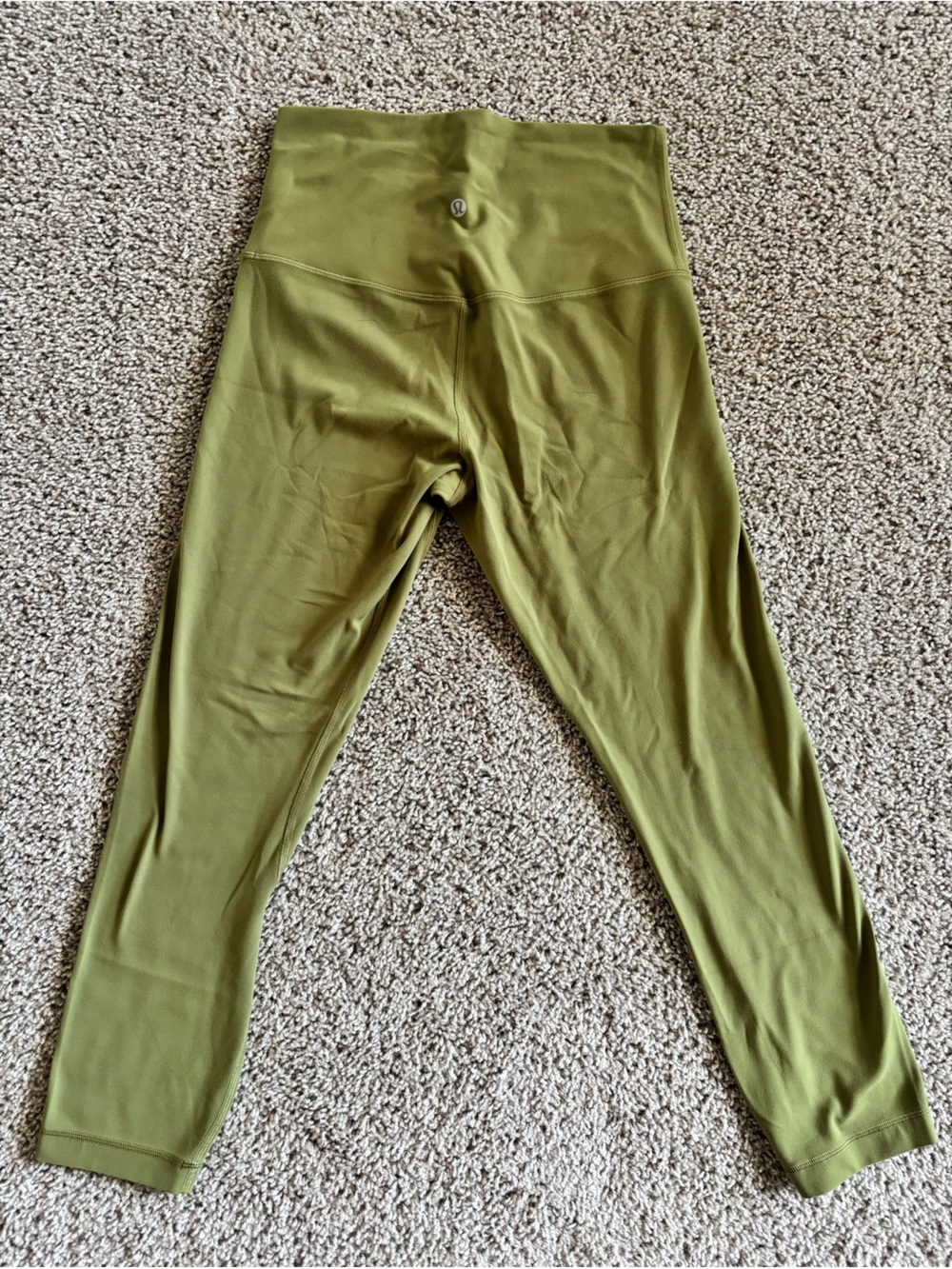 Lululemon Align High Rise Size 6 Leggings Olive Green